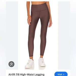 ALO Yoga Airlift 7/8 Legging in Chocolate